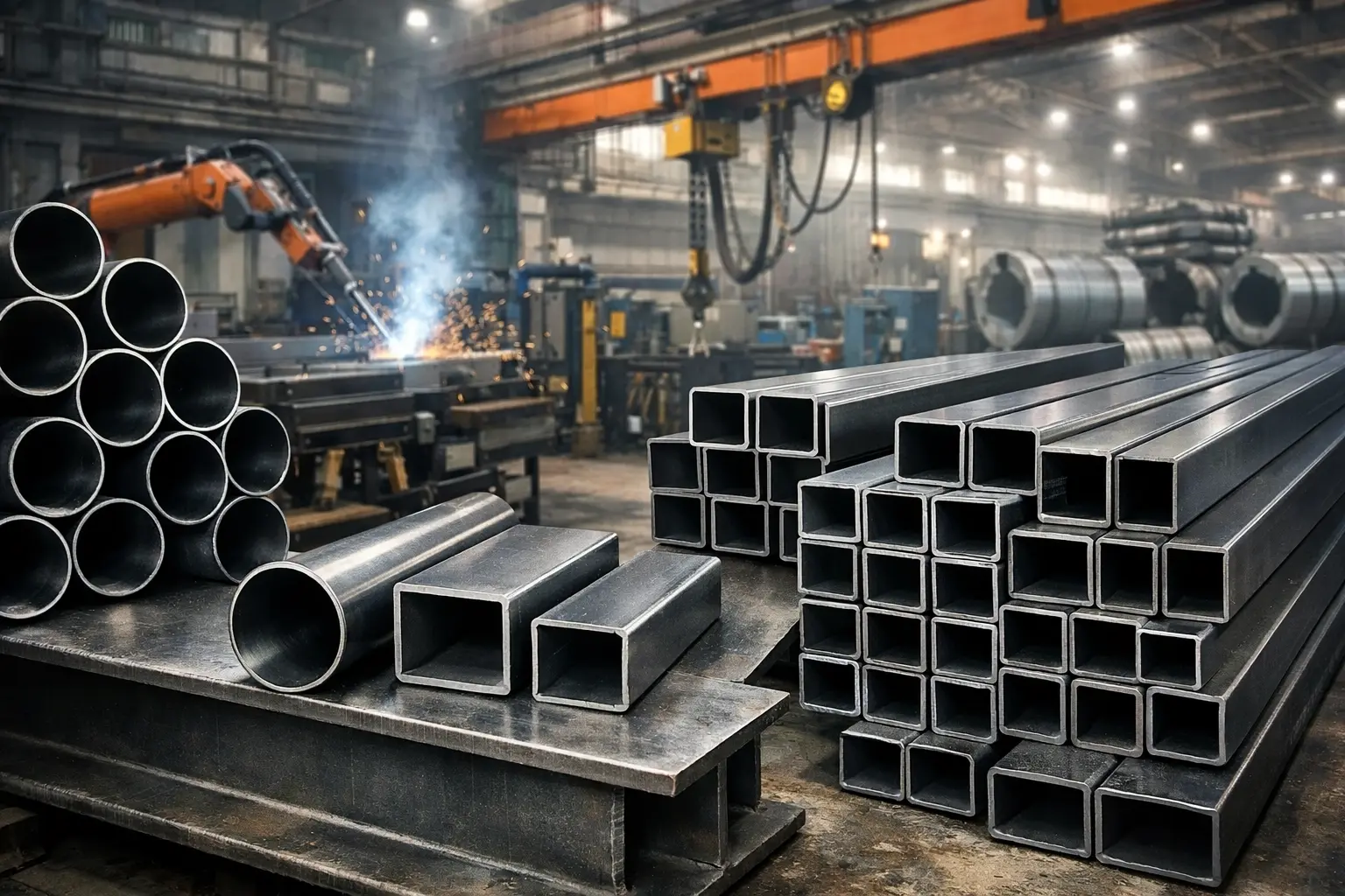 Guia completo dos tubos estruturais de aço para aplicações industriais